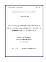 đánh giá hiệu quả đốt động mạch bướm khẩu cái qua nội soi trong điều trị chảy máu mũi tại bệnh viện chợ rẫy từ 42016   72017 
