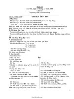 Giáo án môn học lớp 1 - Tuần dạy 16 năm 2010