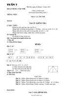 Giáo án Tổng hợp lớp 1 - Tuần 7