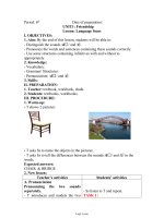 Bài soạn môn học Tiếng Anh 11 - Unit 1: Friendship - Lesson: Language focus