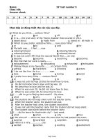 15’ test number 5 class 10