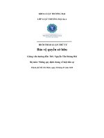 Bài thảo luận dân sự 1  lần thứ 4