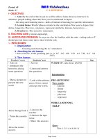 Bài soạn môn học Tiếng Anh 11 - Period 49 - Unit 8: Celebrations - C: Listening