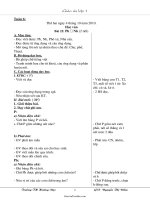 Bài soạn tổng hợp môn lớp 4 - Tuần 6