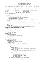 Giáo án môn Tin học 11 - Bài dạy: Kiểu xâu (tiết 1)