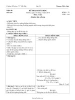 Giáo án Toán lớp 5 - Tiết 137: Luyện tập chung - Trương Tiến Đạt - Trường Tiểu học 