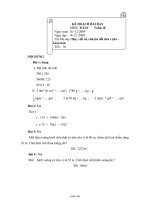 Giáo án môn Toán khối 4 - Tiết 36: Đọc, viết số, chuyển đổi đơn vị đo - Giải toán