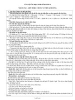 Tài liệu ôn học sinh giỏi Sinh 10 - Giới thiệu chung về thế giới sống