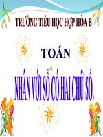 Nhân với số có hai chữ số