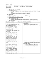 Giáo án Ngữ văn 11: Ôn tập truyện kí trung đại