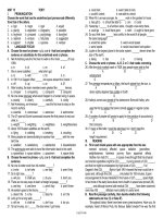 Tiếng Anh 11 - Unit 15: Test1