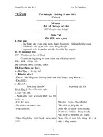 Thiết kế bài dạy các môn lớp 1 - Tuần 24 năm học 2011