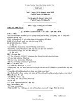 Giáo án dạy học các môn khối lớp 5 - Tuần 33