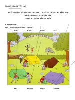 Đề thi viết-Hùng biện tiếng Anh cấp huyện-đề 2 (đáp án)