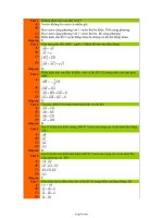 Ôn tập Chương I: Véctơ - Trắc nghiệm