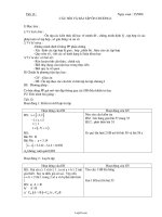 Giáo án Đại số 10 NC tiết 12: Câu hỏi và bài tập ôn chương I