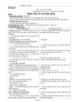 Giáo án Lớp 4 - Tuần 12 - Năm học 2009-2010 (Bản đẹp 2 cột)