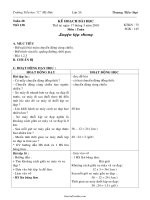 Giáo án Toán lớp 5 - Tiết 138: Luyện tập chung - Trương Tiến Đạt - Trường Tiểu học 