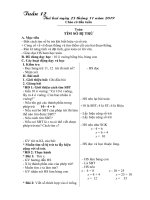 Giáo án lớp 2B - Tuần 12