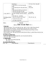 Giáo án Lớp 1 - Tuần 21