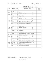 Giáo án môn học lớp 1 - Tuần dạy 15 năm 2008