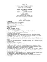 Giáo án lớp 1 tuần 18 - Nguyễn Thị Thanh