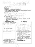 Giáo án môn Ngữ văn 11 - Đọc thêm: Thái sư trần thủ độ (trích đại việt sử ký toàn thư)