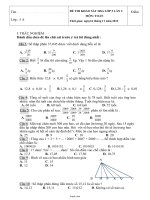 Đề thi khảo sát học sinh giỏi lớp 5 lần 2 môn: Toán