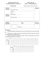 Đề thi tin học trẻ huyện Hòa Bình 2014