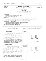 Giáo án Thể dục lớp 5 - Tiết 58: Đá cầu Trò chơi “Nhảy ô tiếp sức” - Trương Tiến Đạt - Trường Tiểu học 