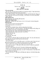 Giáo án Lớp 4 - Tuần 20 - Năm học 2010-2011 - Nguyễn Thị Thu Hiên