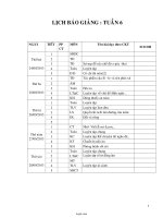 Giáo án các môn lớp 4 - Tuần học 6 năm học 2013