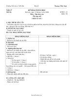 Giáo án Tập làm văn lớp 5 - Tiết 54: Tả cây cối ( Kiểm tra viết ) - Trương Tiến Đạt - Trường Tiểu học 