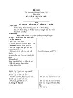 Giáo an tuần 23 lớp 1