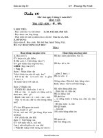 Giáo án Tổng hợp khối lớp 1 - Tuần học 18 năm học 2011