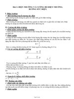 Giáo án môn Vật lý khối 11 - Bài 3: Điện trường và cường độ điện trường. đường sức điện