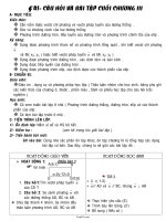 Giáo án Hình học CB lớp 10 tiết 41: Câu hỏi và bài tập cuối chương III