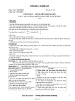 Giáo án môn Vật lý lớp 11 - Tiết 13 đến tiết 38