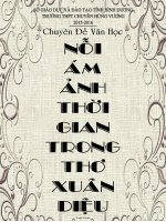 Đề tài Nỗi ám ảnh về thời gian trong thơ Xuân Diệu