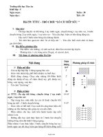 Giáo án Thể dục 5 - Bài 59: Tttc - Trò chơi “lò cò tiếp sức”