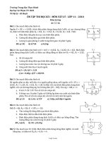 Ôn tập thi học kì I - Môn Vật lý lớp 11 năm 2010