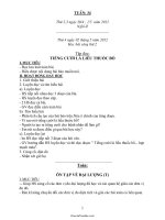 Giáo án dạy học các môn khối lớp 4 - Tuần 34