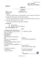 Bài soạn các môn học khối lớp 1 - Trường Tiểu học Kim Đồng - Tuần 31