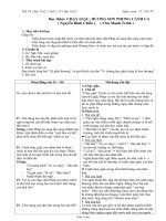 Giáo án Ngữ văn 11 tiết 24 Đọc thêm: Chạy giặc, Hương Sơn phong cảnh ca (Nguyễn Đình Chiểu), (Chu Mạnh Trinh)