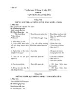 Giáo án tuần 17- Vũ Thị Tuyến