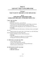 Giáo án môn Ngữ văn 11 - Phần ba: Lịch sử Việt Nam (1858 - 1918)
