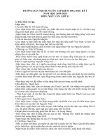 hướng dẫn nội dung ôn tập kiểm tra học kỳ 1 năm học 20192020