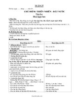 Giáo án Lớp 1 - Tuần 27