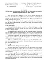 KẾ HOẠCH CHỈ ĐẠO CÁC TỔ KHỐI CHUYÊN MÔN HƯỚNG DẪN HS ÔN TẬP Ở NHÀ TRONG THỜI GIAN NGHỈ HỌC PHÒNG, CHỐNG DỊCH COVID-19