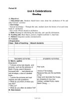 Bài soạn môn học Tiếng Anh 11 - Period 50 đến period 54